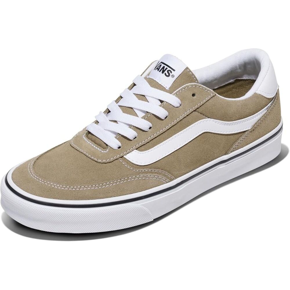 Men's Suede Closed Toe Lace-up Rubber Sole Slip Resistant Sneakers